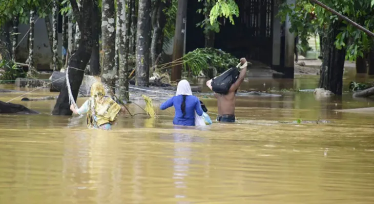 সিলেটে ৭ উপজেলায় ৫ লাখের বেশি মানুষ পানিবন্দি