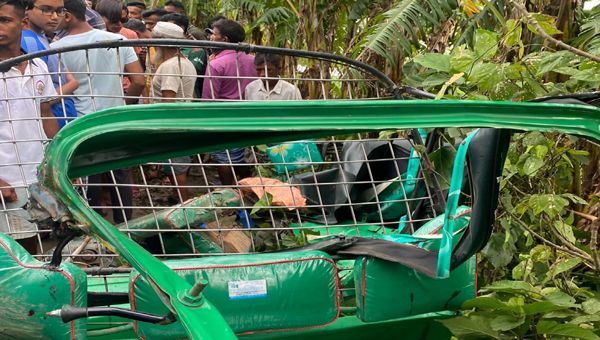 জগন্নাথপুরে সড়ক দুর্ঘটনায় নিহত ১, আহত ৪