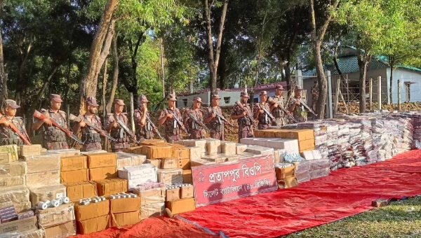 সিলেটে বড় চোরাই চালান ৮ কোটি ২ লাখ টাকার মালামাল জব্দ