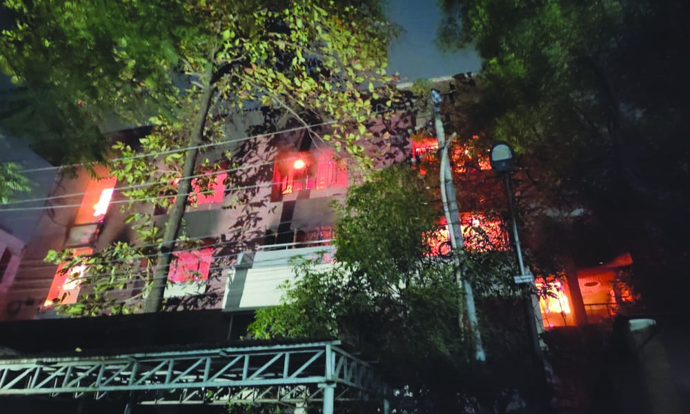 এবার সুধা সদনেও আগুন