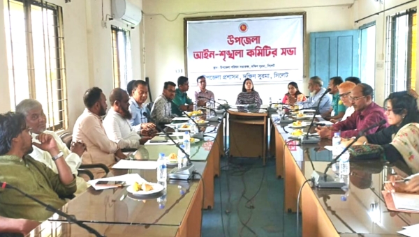 দক্ষিণ সুরমায় যত্রতত্র পশুরহাট বসতে দেয়া হবে না : ইউএনও ঊর্মি রায়