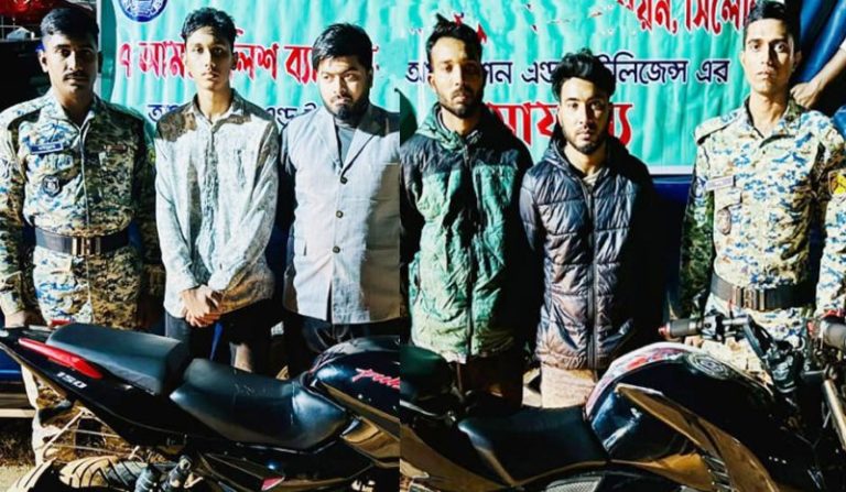 সিলেটে মোটরসাইকেল চোরের শক্ত সিন্ডিকেট