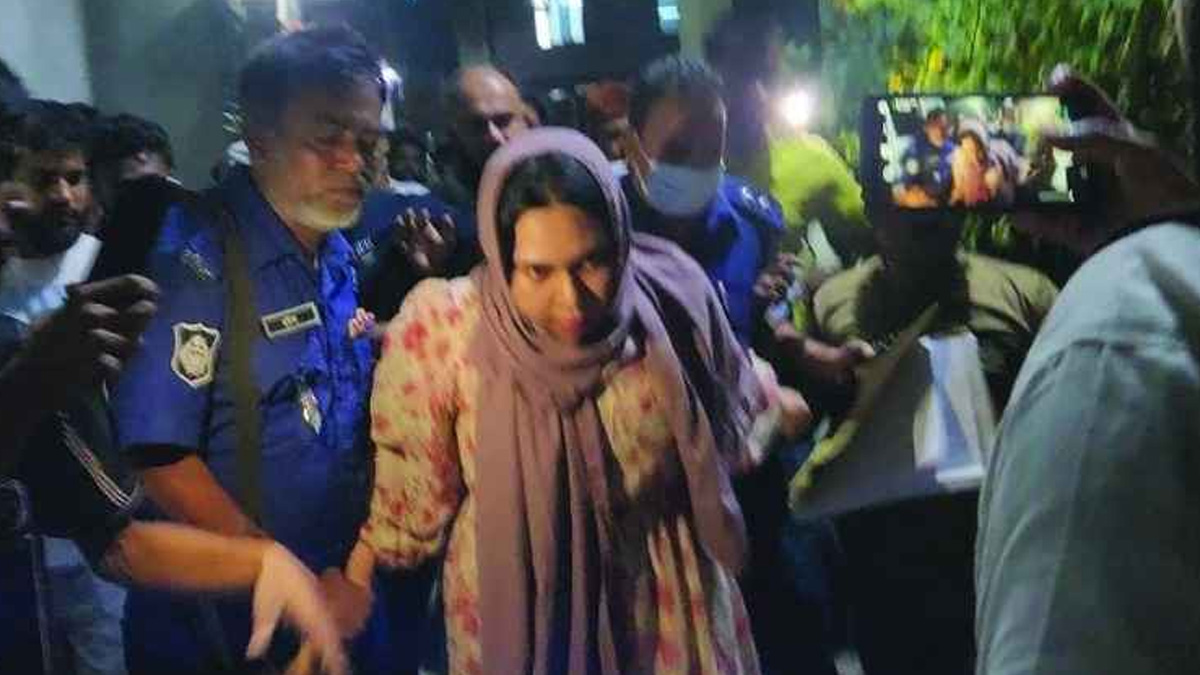 আলোচিত আওয়ামী লীগ নেত্রী তুশি গ্রেপ্তার