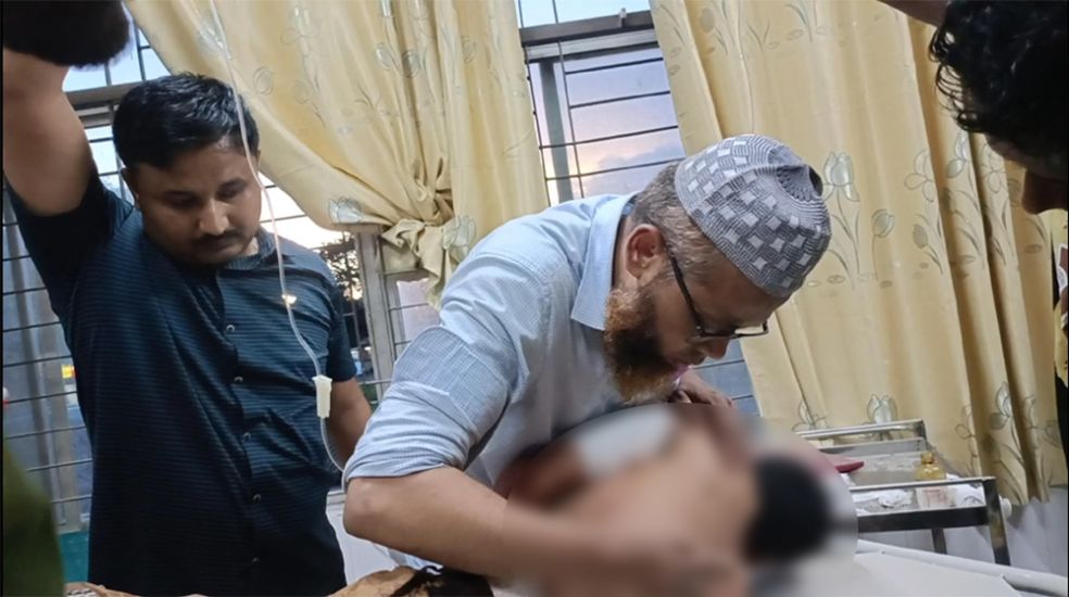 সুনামগঞ্জে চাঁদা না পেয়ে দুই ভাইকে ছুরি কাঘাত