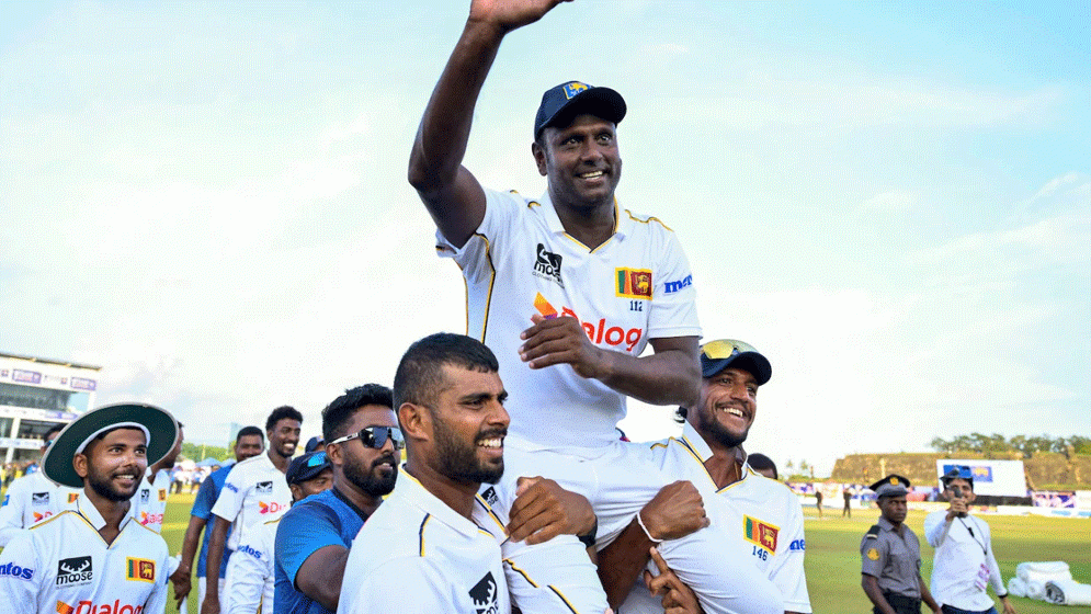 ম্যাথিউজের বিদায়ী টেস্টে মুশফিকের সঙ্গে যা কথা হলো