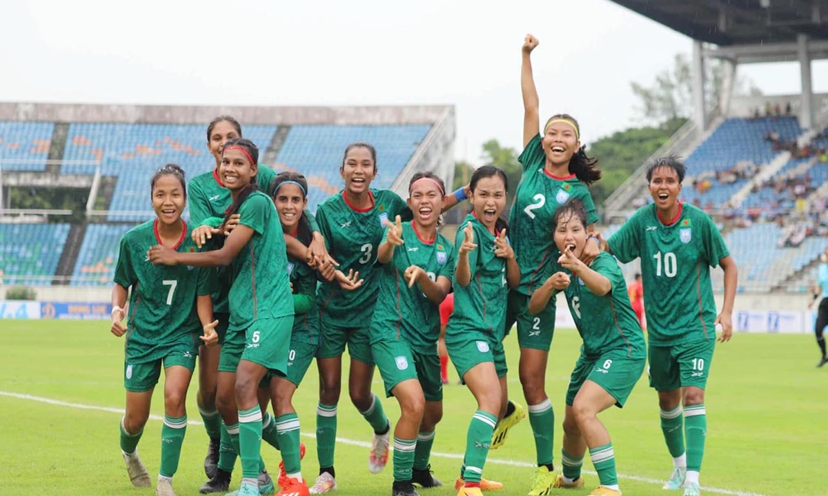 মিয়ানমারকে হারিয়ে এশিয়ান কাপের দ্বারপ্রান্তে বাংলাদেশ