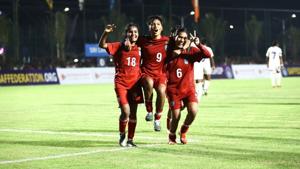 শ্রীলংকাকে ৫ গোল দিয়ে পাঁচে পাঁচ বাংলাদেশের