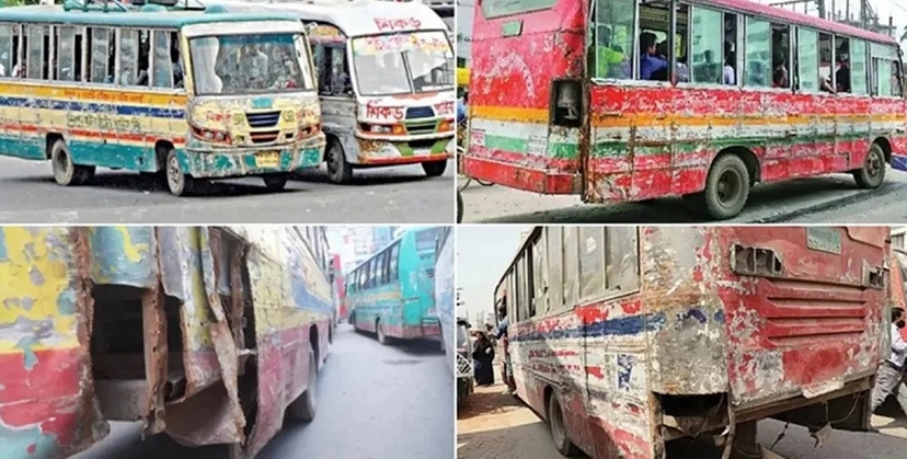 সিলেটে চলবে না মেয়াদোত্তীর্ণ গাড়ি : অভিযান শুরু রোববার