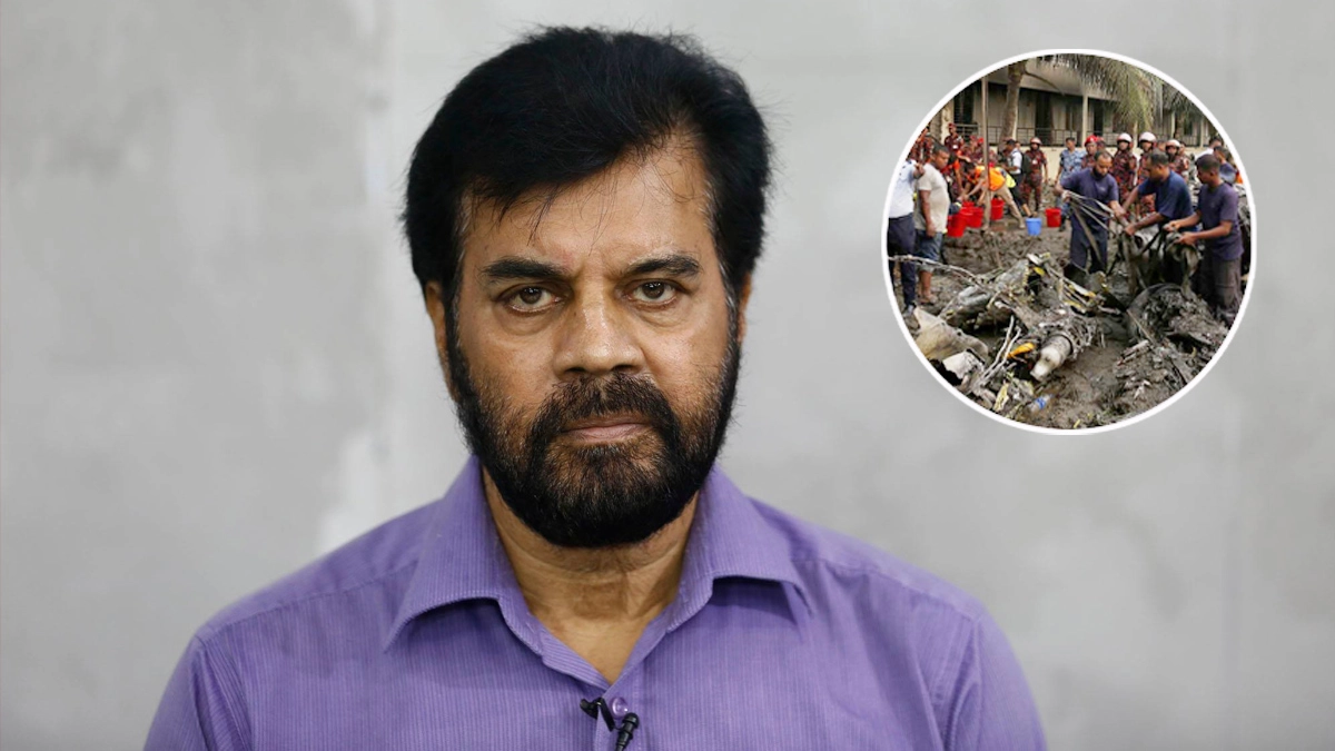 বিমান বিধ্বস্তে হতাহতের ঘটনায় ইলিয়াস কাঞ্চনের শোক প্রকাশ, দুর্ঘটনার সুষ্ঠু তদন্ত দাবি