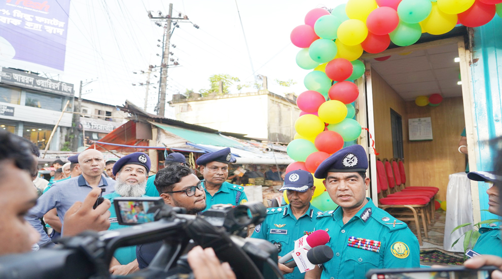 ‘সিলেটে প্রতিটি ট্রাফিক পয়েন্টে নির্মিত হচ্ছে পুলিশ বক্স’