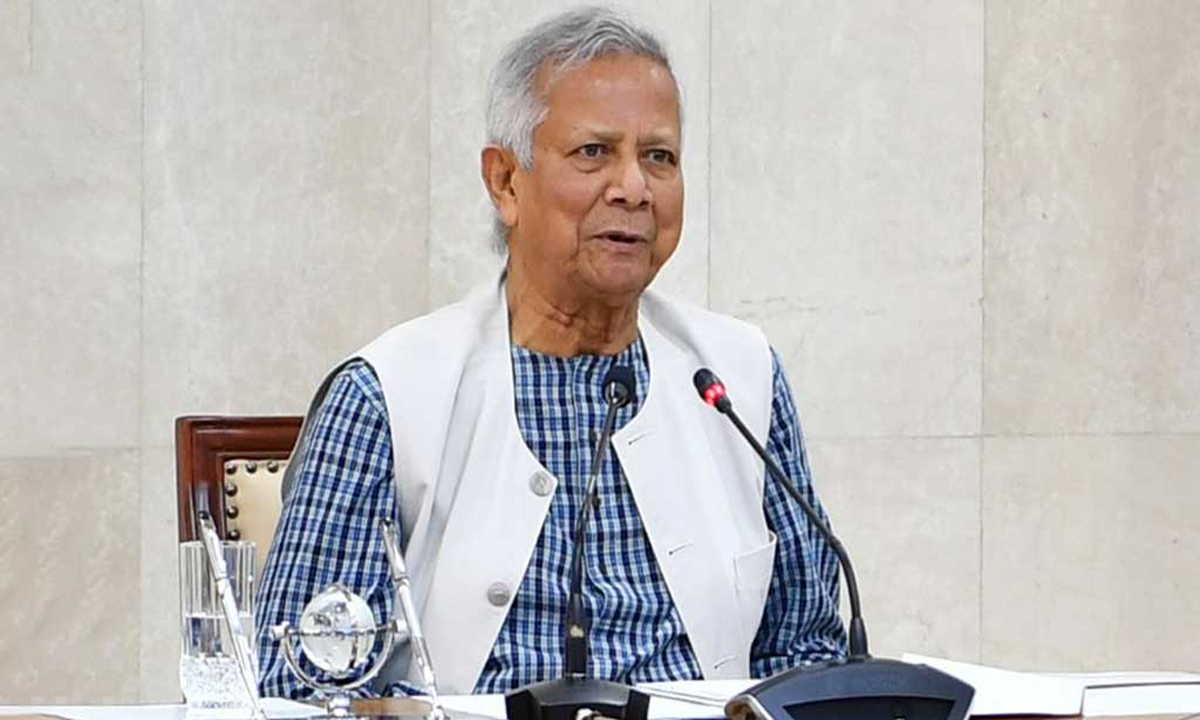 নিজের নয়, জনগণের ইচ্ছায় সরকারপ্রধানের দায়িত্ব নিয়েছি : প্রধান উপদেষ্টা