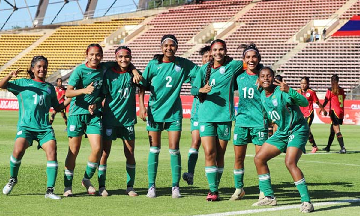 ৮ গোলের বড় জয় পেল বাংলাদেশ