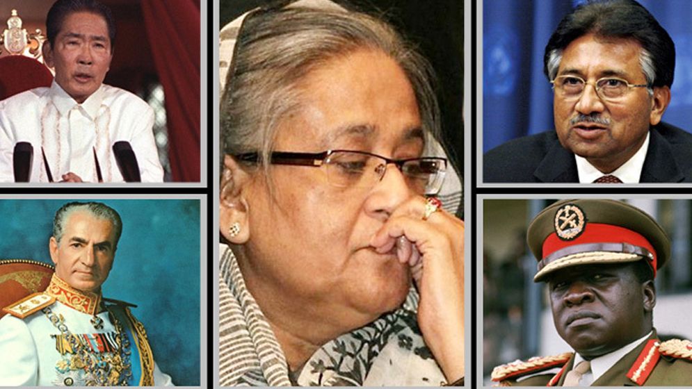 অতীতে দেশ ছাড়তে বাধ্য হয়েছিলেন যেসব রাষ্ট্রপ্রধান