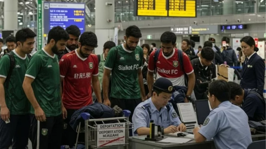 জাপানের বিমানবন্দরে ধরা খেল পাকিস্তানের ‘নকল’ ফুটবল দল