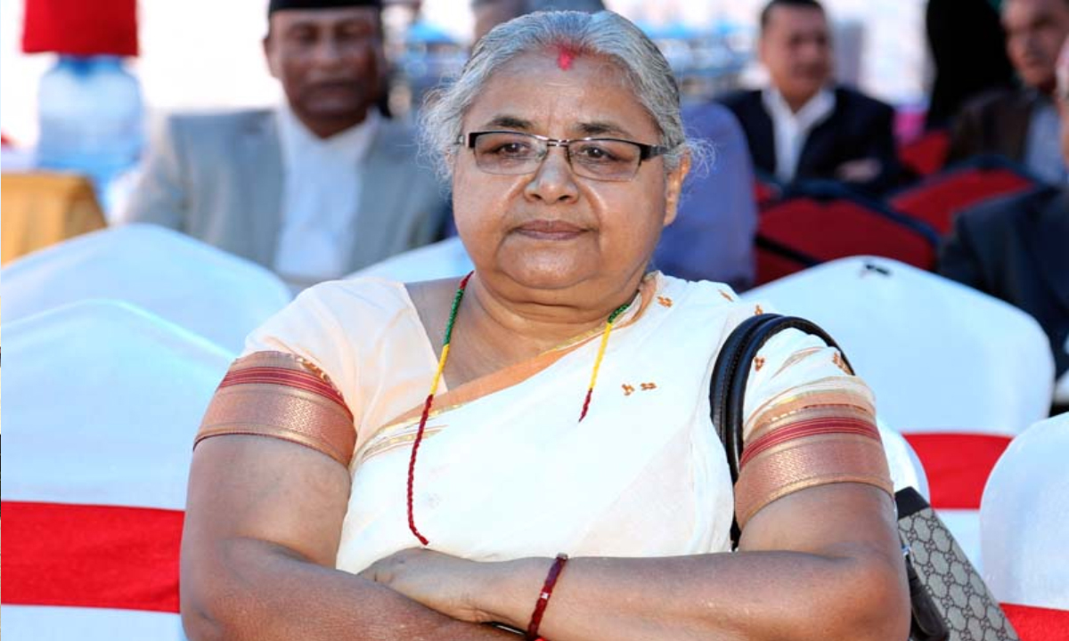 নেপালের অন্তর্বর্তী সরকারের প্রধানমন্ত্রী সুশীলা কার্কি