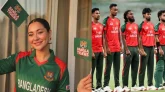 বাংলাদেশের জার্সি পরে লিটনদের শুভকামনা জানালেন হানিয়া আমির