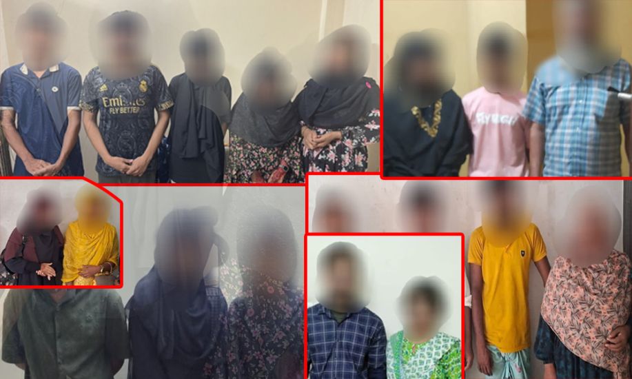 সিলেটের জিন্দাবাজার ‘মধুচক্রে’ পুলিশের হানা