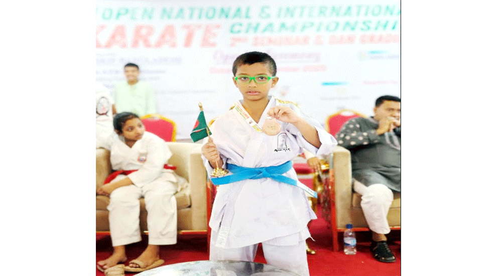 স্বর্ণপদক জিতলো সুনামগঞ্জের নিগম