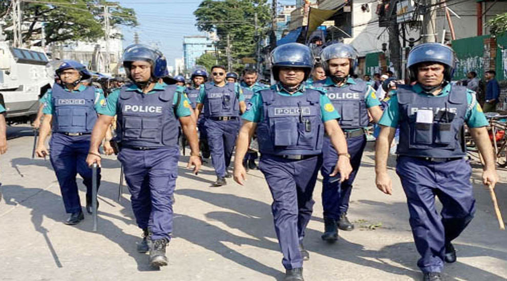 সিলেটে শাটডাউন ঘিরে সতর্ক পুলিশ