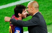 গার্দিওলার প্রশংসায় মেসি, বললেন সেরা কোচ