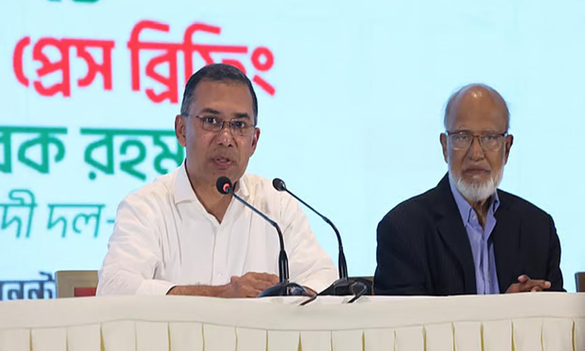 যেকোনো মূল্যে শান্তি-শৃঙ্খলা বজায় রাখতে হবে : তারেক রহমান