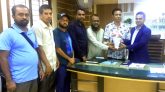 ইউএনও’র সাথে দক্ষিণ সুরমা উপজেলা প্রেসক্লাব নেতৃবৃন্দের শুভেচ্ছা বিনিময়