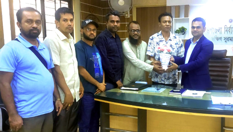 ইউএনও’র সাথে দক্ষিণ সুরমা উপজেলা প্রেসক্লাব নেতৃবৃন্দের শুভেচ্ছা বিনিময়