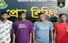 সিলেট র‌্যাবের হানা, আটক চার
