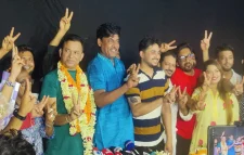 শিল্পী সমিতির সভাপতি শিবা শানু, সম্পাদক জয় চৌধুরী