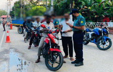 সিলেটে একমাসে ৮২৪ মোটরসাইকেল আটক