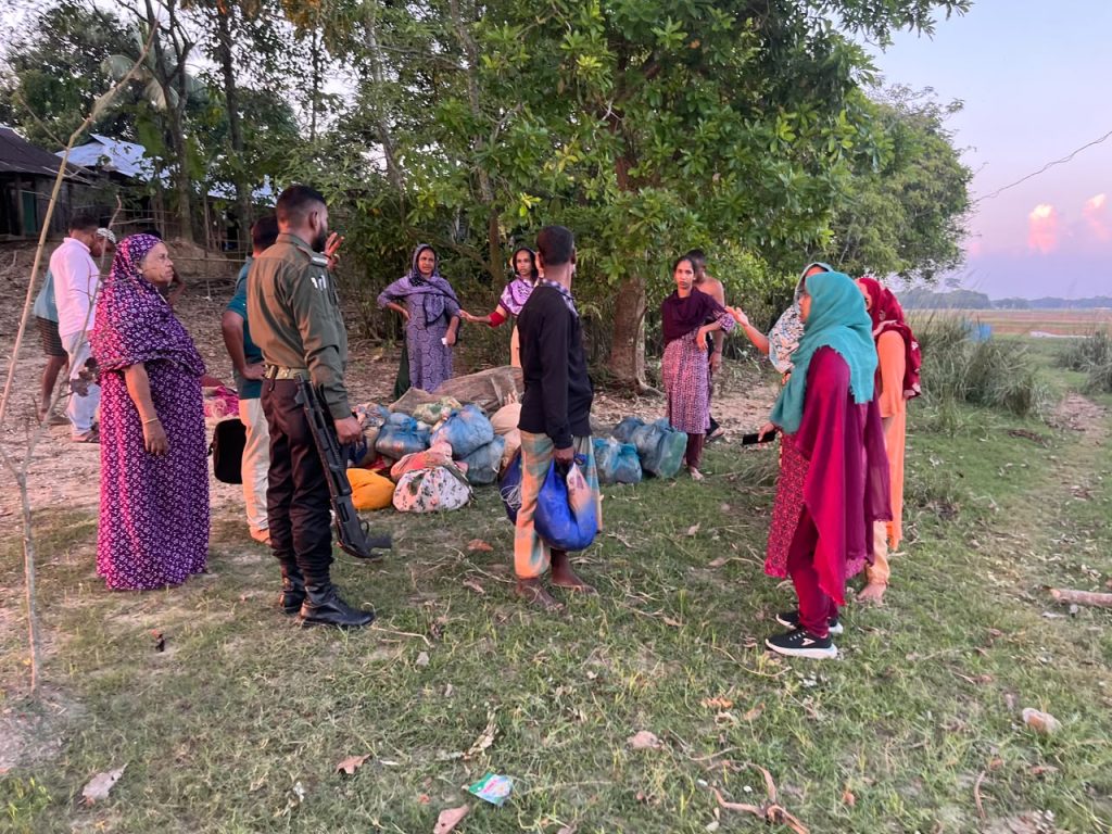 ঞ্চুগঞ্জে অবৈধ জালের বিরুদ্ধে অভিযান