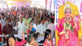 সিলেট দক্ষিণ সুরমায়  দুর্গোৎসবের মহাষ্টমীতে উৎসবমুখর পরিবেশ